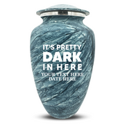 Custom Human Urns - Soft Whisper Collection - Just Funny Design - Distressed Finish - 200 Cubic Inch