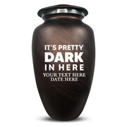 Custom Human Urns - Soft Whisper Collection - Just Funny Design - Distressed Finish - 200 Cubic Inch