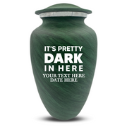 Custom Human Urns - Soft Whisper Collection - Just Funny Design - Distressed Finish - 200 Cubic Inch