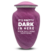 Custom Human Urns - Soft Whisper Collection - Just Funny Design - Distressed Finish - 200 Cubic Inch