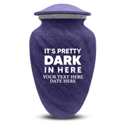 Custom Human Urns - Soft Whisper Collection - Just Funny Design - Distressed Finish - 200 Cubic Inch