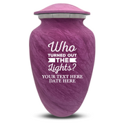 Custom Human Urns - Soft Whisper Collection - Just Funny Design - Distressed Finish - 200 Cubic Inch