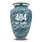 Custom Human Urns - Soft Whisper Collection - Funny Tech Design - Distressed Finish - 200 Cubic Inch