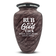 Custom Human Urns - Soft Whisper Collection - Just Funny Design - Distressed Finish - 200 Cubic Inch
