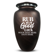 Custom Human Urns - Soft Whisper Collection - Just Funny Design - Distressed Finish - 200 Cubic Inch