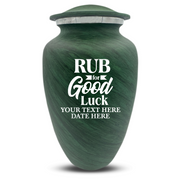 Custom Human Urns - Soft Whisper Collection - Just Funny Design - Distressed Finish - 200 Cubic Inch