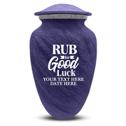Custom Human Urns - Soft Whisper Collection - Just Funny Design - Distressed Finish - 200 Cubic Inch