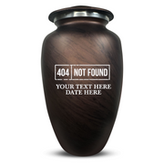 Custom Human Urns - Soft Whisper Collection - Funny Tech Design - Distressed Finish - 200 Cubic Inch