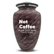 Custom Human Urns - Soft Whisper Collection - Just Funny Design - Distressed Finish - 200 Cubic Inch