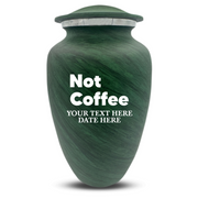 Custom Human Urns - Soft Whisper Collection - Just Funny Design - Distressed Finish - 200 Cubic Inch
