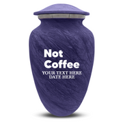 Custom Human Urns - Soft Whisper Collection - Just Funny Design - Distressed Finish - 200 Cubic Inch