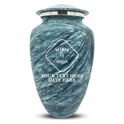 Custom Human Urns - Soft Whisper Collection - Funny Office Design - Distressed Finish - 200 Cubic Inch