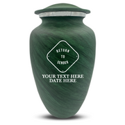 Custom Human Urns - Soft Whisper Collection - Funny Office Design - Distressed Finish - 200 Cubic Inch