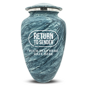 Custom Human Urns - Soft Whisper Collection - Funny Office Design - Distressed Finish - 200 Cubic Inch