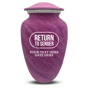 Custom Human Urns - Soft Whisper Collection - Funny Office Design - Distressed Finish - 200 Cubic Inch