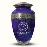 Custom Aluminum Human Urn - Elevate Collection - Funny Office Design - Distressed Finish - 200 Cubic Inch