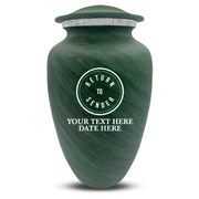 Custom Human Urns - Soft Whisper Collection - Funny Office Design - Distressed Finish - 200 Cubic Inch