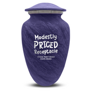 Custom Human Urns - Soft Whisper Collection - Funny TV Design - Distressed Finish - 200 Cubic Inch