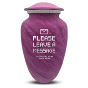 Custom Human Urns - Soft Whisper Collection - Funny Office Design - Distressed Finish - 200 Cubic Inch