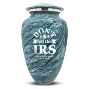Custom Human Urns - Soft Whisper Collection - Funny Office Design - Distressed Finish - 200 Cubic Inch