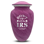 Custom Human Urns - Soft Whisper Collection - Funny Office Design - Distressed Finish - 200 Cubic Inch