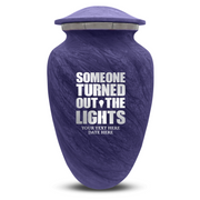 Custom Human Urns - Soft Whisper Collection - Simple Humor Design - Distressed Finish - 200 Cubic Inch
