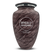 Custom Human Urns - Soft Whisper Collection - Funny Tech Design - Distressed Finish - 200 Cubic Inch