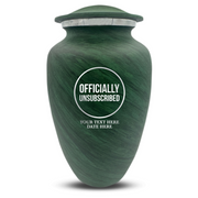 Custom Human Urns - Soft Whisper Collection - Funny Tech Design - Distressed Finish - 200 Cubic Inch