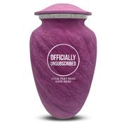 Custom Human Urns - Soft Whisper Collection - Funny Tech Design - Distressed Finish - 200 Cubic Inch