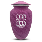 Custom Human Urns - Soft Whisper Collection - Dark Humor Design - Distressed Finish - 200 Cubic Inch