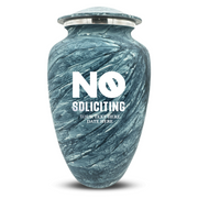 Custom Human Urns - Soft Whisper Collection - Funny Office Design - Distressed Finish - 200 Cubic Inch