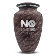 Custom Human Urns - Soft Whisper Collection - Funny Office Design - Distressed Finish - 200 Cubic Inch