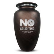Custom Human Urns - Soft Whisper Collection - Funny Office Design - Distressed Finish - 200 Cubic Inch