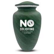 Custom Human Urns - Soft Whisper Collection - Funny Office Design - Distressed Finish - 200 Cubic Inch