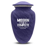 Custom Human Urns - Soft Whisper Collection - Funny Gaming Design - Distressed Finish - 200 Cubic Inch