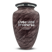 Custom Human Urns - Soft Whisper Collection - Funny TV Design - Distressed Finish - 200 Cubic Inch