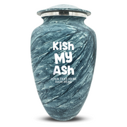Custom Human Urns - Soft Whisper Collection - Dark Humor Design - Distressed Finish - 200 Cubic Inch