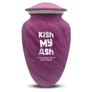 Custom Human Urns - Soft Whisper Collection - Dark Humor Design - Distressed Finish - 200 Cubic Inch