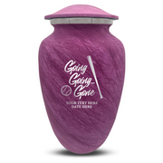 Custom Human Urns - Soft Whisper Collection - Funny Baseball Design - Distressed Finish - 200 Cubic Inch