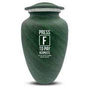 Custom Human Urns - Soft Whisper Collection - Funny Gaming Design - Distressed Finish - 200 Cubic Inch