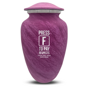 Custom Human Urns - Soft Whisper Collection - Funny Gaming Design - Distressed Finish - 200 Cubic Inch
