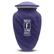 Custom Human Urns - Soft Whisper Collection - Funny Gaming Design - Distressed Finish - 200 Cubic Inch