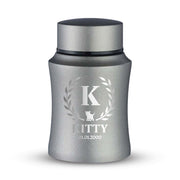 Custom Small Pet Urn for Small Cats - Laser Engraved - Fit up to 10lbs - Powder Coated Stainless Steel Urn