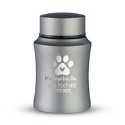 Custom Small Pet Urn for Small Cats - Laser Engraved - Fit up to 10lbs - Powder Coated Stainless Steel Urn