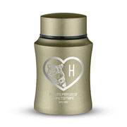 Custom Small Pet Urn for Hamsters - Laser Engraved - Fit up to 10lbs - Powder Coated Stainless Steel Urn