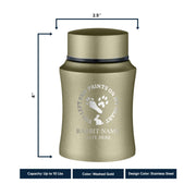Custom Small Pet Urn for Rabbits - Laser Engraved - Fit up to 10lbs - Powder Coated Stainless Steel Urn