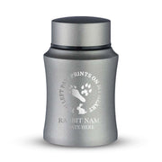 Custom Small Pet Urn for Rabbits - Laser Engraved - Fit up to 10lbs - Powder Coated Stainless Steel Urn