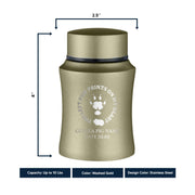 Custom Small Pet Urn for Guinea Pigs - Laser Engraved - Fit up to 10lbs - Powder Coated Stainless Steel Urn