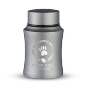 Custom Small Pet Urn for Gerbils - Laser Engraved - Fit up to 10lbs - Powder Coated Stainless Steel Urn