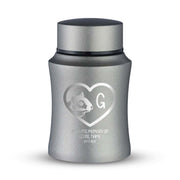 Custom Small Pet Urn for Gerbils - Laser Engraved - Fit up to 10lbs - Powder Coated Stainless Steel Urn